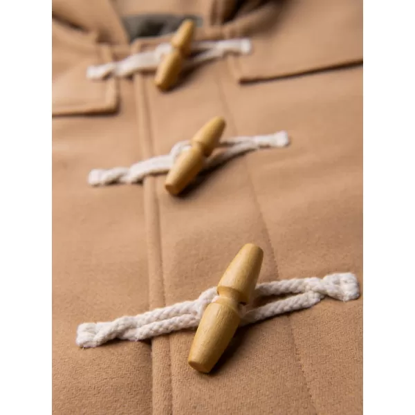  Pánský kabát OMBRE OM-COWC-0131 LIGHT BROWN 