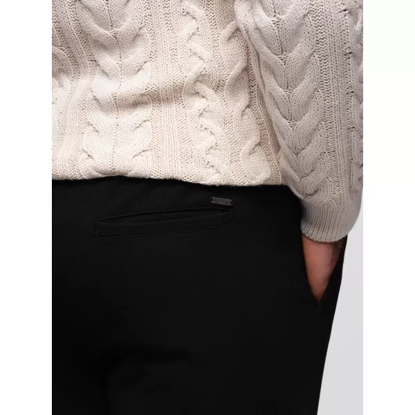  Pánské kalhoty OMBRE OM-PACP-0283 BLACK 
