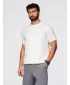 Pánské triko OMBRE OM-TSCT-0240 OFF-WHITE