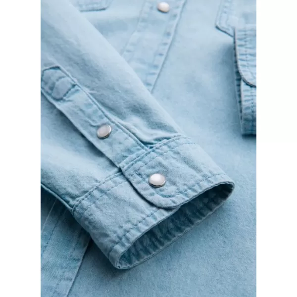  Pánská košile OMBRE OM-SHDS-0210 LIGHT BLUE 
