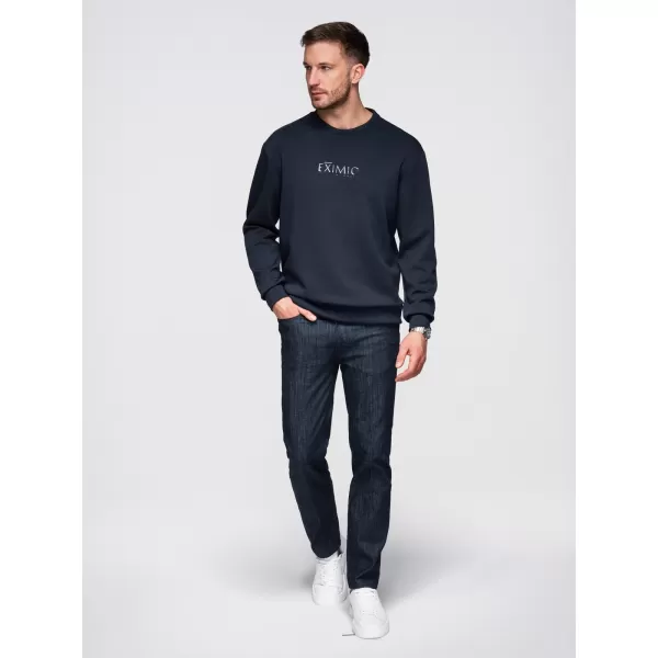  Pánská mikina OMBRE OM-SNBC-0199 DARK BLUE 