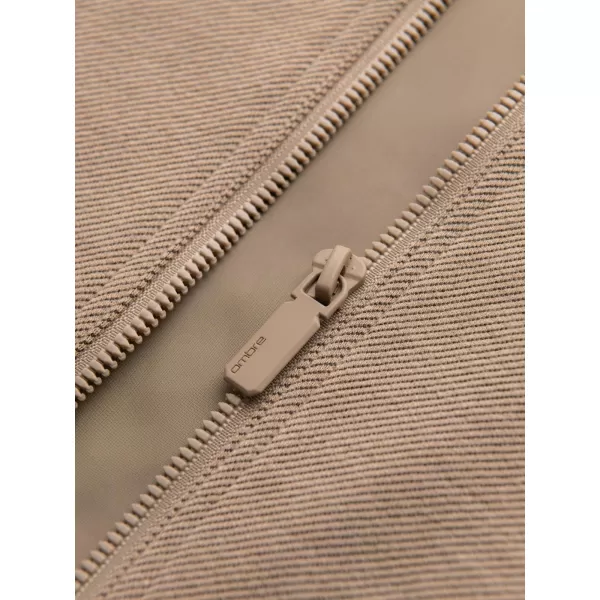  Pánská bunda OMBRE OM-JANP-0159 WARM BEIGE 