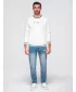 Pánské kalhoty OMBRE OM-PADP-0254 LIGHT BLUE