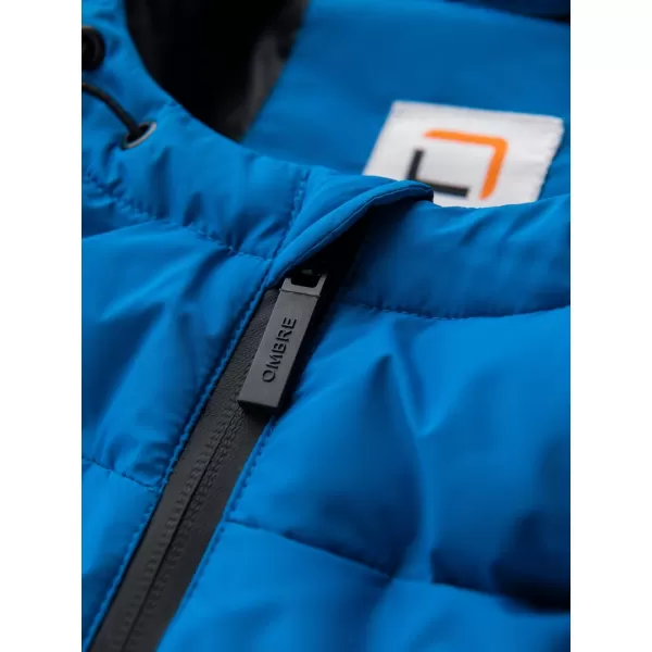  Pánská bunda OMBRE OM-JAHP-0302 BLUE 