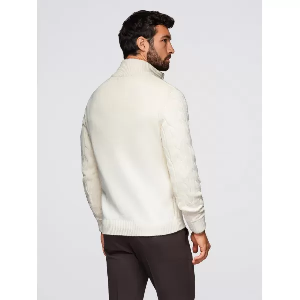  Pánský svetr OMBRE OM-SWZS-0138 CREAM 