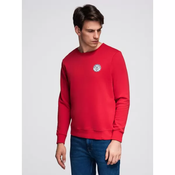  Pánská mikina OMBRE B1713 RED 