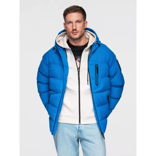  Pánská bunda OMBRE OM-JAHP-0302 BLUE 