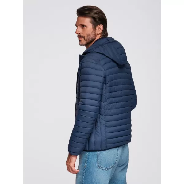  Pánská bunda OMBRE OM-JALP-0295 BLUE 