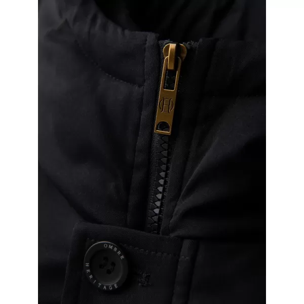  Pánská parka OMBRE OM-JAPJ-0287 BLACK 