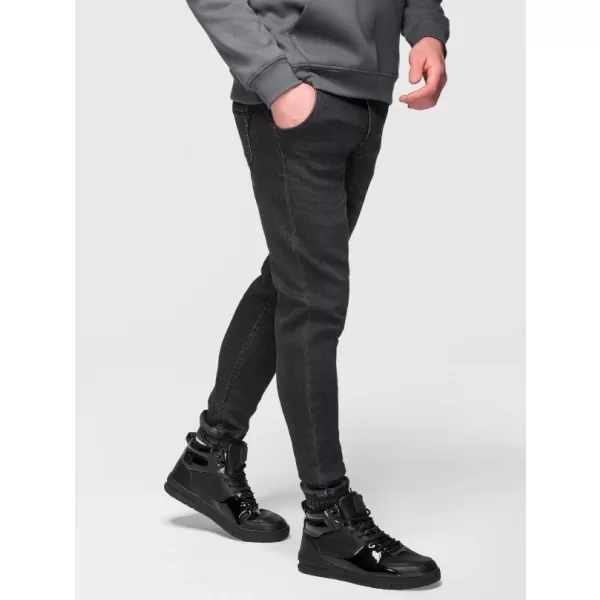  Pánské kalhoty OMBRE OM-PADJ-0242 BLACK 