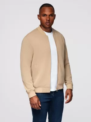 Pánská bunda OMBRE OM-JANP-0159 WARM BEIGE