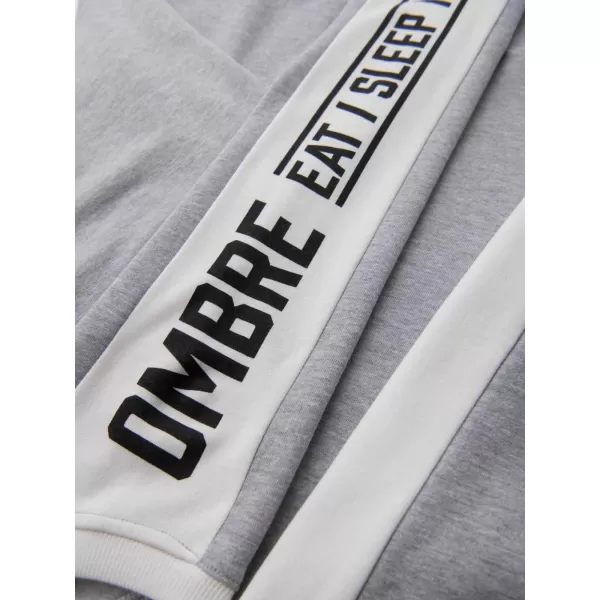  Pánská mikina OMBRE OM-SSNZ-0200 GREY MELANGE 