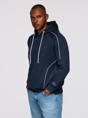 Pánská mikina OMBRE OM-SSNZ-0250 NAVY BLUE