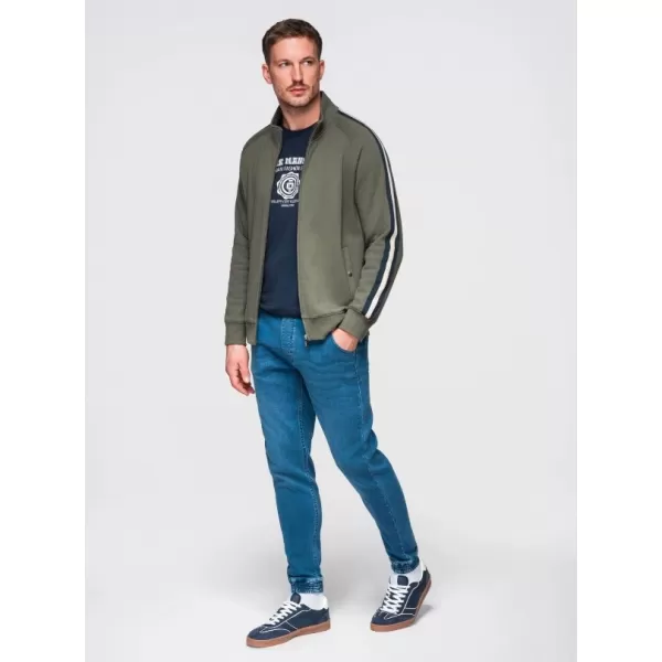  Pánské kalhoty OMBRE OM-PADJ-0242 BLUE 