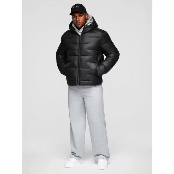  Pánská bunda OMBRE OM-JAHP-0235 BLACK 