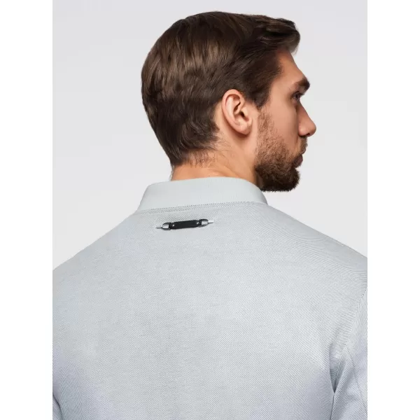  Pánská bunda OMBRE OM-JANP-0159 LIGHT GREY 