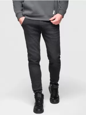 Pánské kalhoty OMBRE OM-PADJ-0242 BLACK
