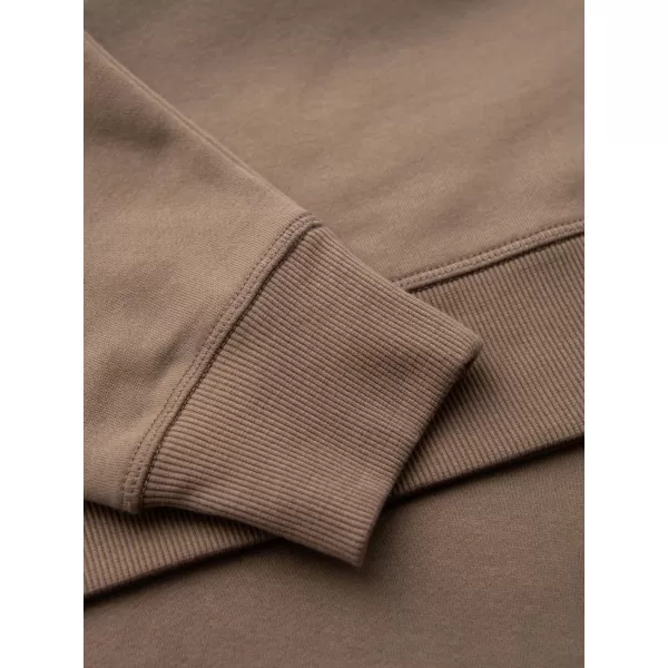  Pánská mikina OMBRE OM-SSNZ-0243 LIGHT BROWN 