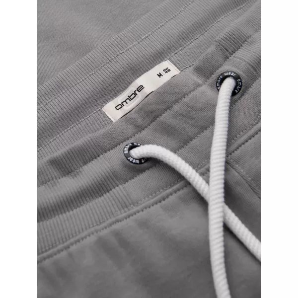  Pánské tepláky OMBRE OM-PABS-0304 GREY 