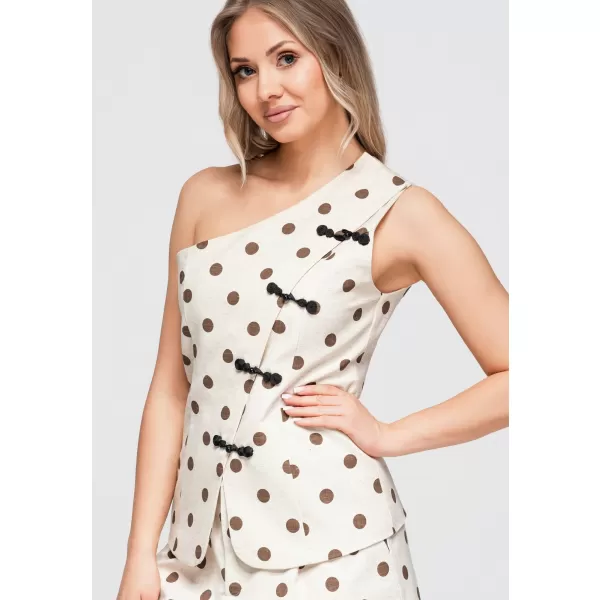  Dámská blůza OMBRE OW-TS-E0061 TAUPE 