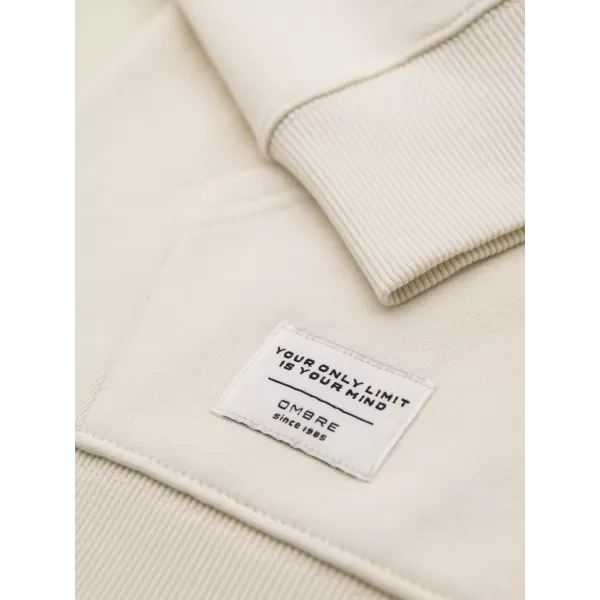  Pánská mikina OMBRE OM-SSBZ-0272 CREAM 