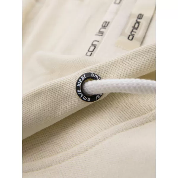  Pánská mikina OMBRE OM-SSBZ-0272 CREAM 