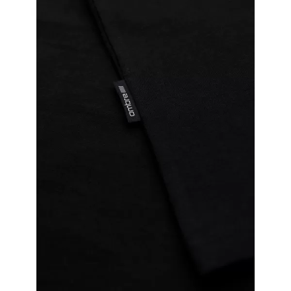  Pánské triko OMBRE OM-TSBS-0268 BLACK 