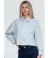 Dámská košile OMBRE OW-SH-E0069 BLUE