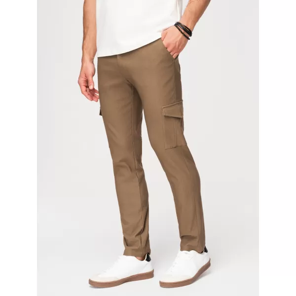  Pánské kalhoty OMBRE P1515 OLIVE 