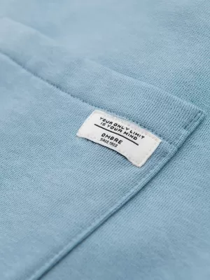 Pánské tepláky OMBRE OM-PABS-0304 LIGHT BLUE