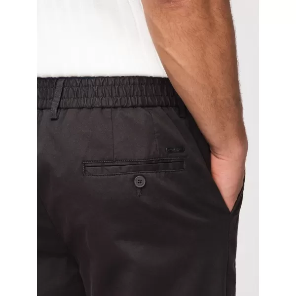  Pánské kalhoty OMBRE OM-PACP-0293 BLACK 