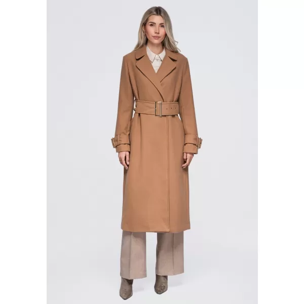  Dámský kabát OMBRE OW-CT-E0006 CAMEL 