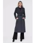 Dámský kabát OMBRE OW-CT-E0005 DARK GREY