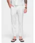 Pánské kalhoty OMBRE OM-PACP-0311 OFF-WHITE