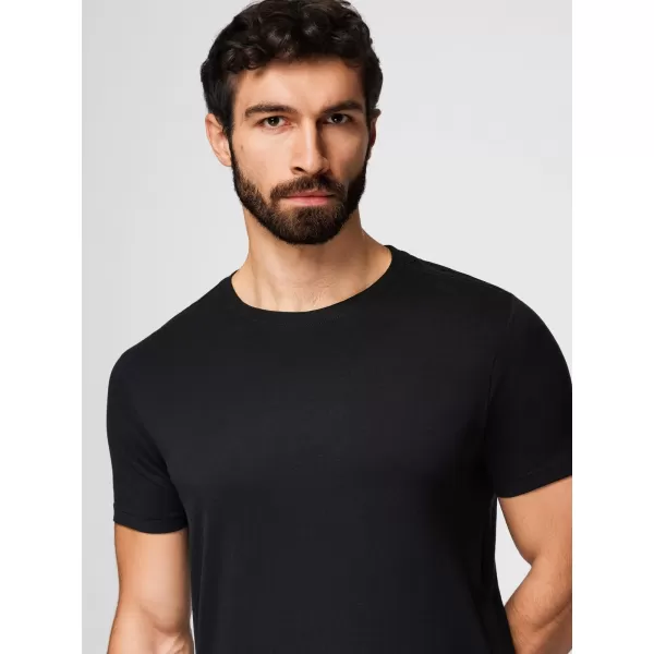  Pánské triko OMBRE OM-TSBS-0268 BLACK/GREEN/KHAKI 