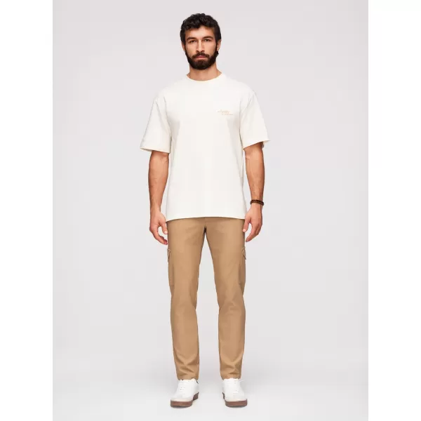  Pánské kalhoty OMBRE P1515 LIGHT BROWN 