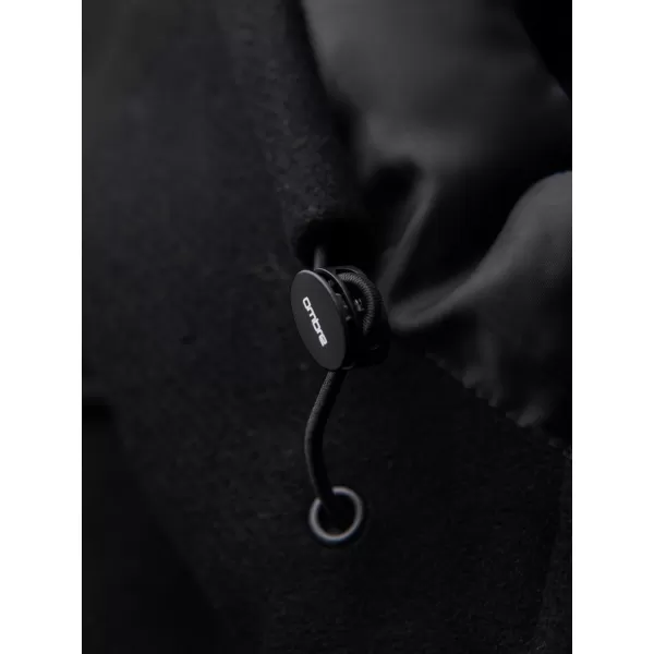  Pánská parka OMBRE OM-COWC-0161 BLACK 