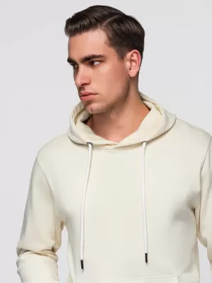 Pánská mikina OMBRE OM-SSBN-0270 CREAM