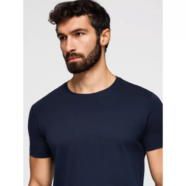  Pánské triko OMBRE OM-TSBS-0268 BLACK/GREEN/KHAKI 
