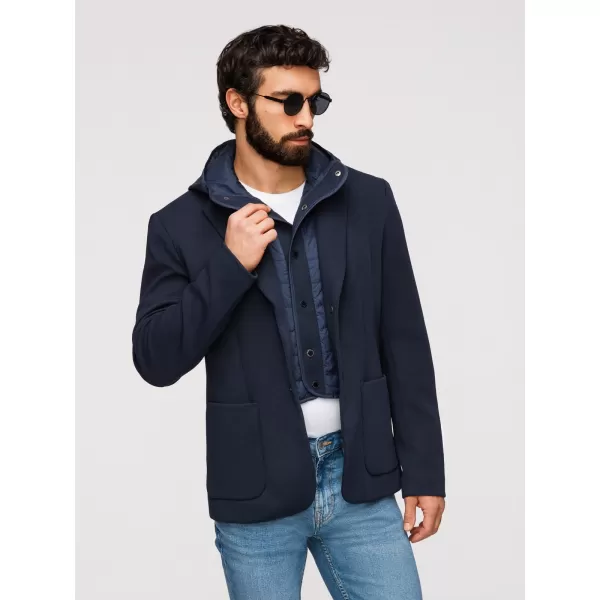  Pánská bunda OMBRE M167 NAVY BLUE 