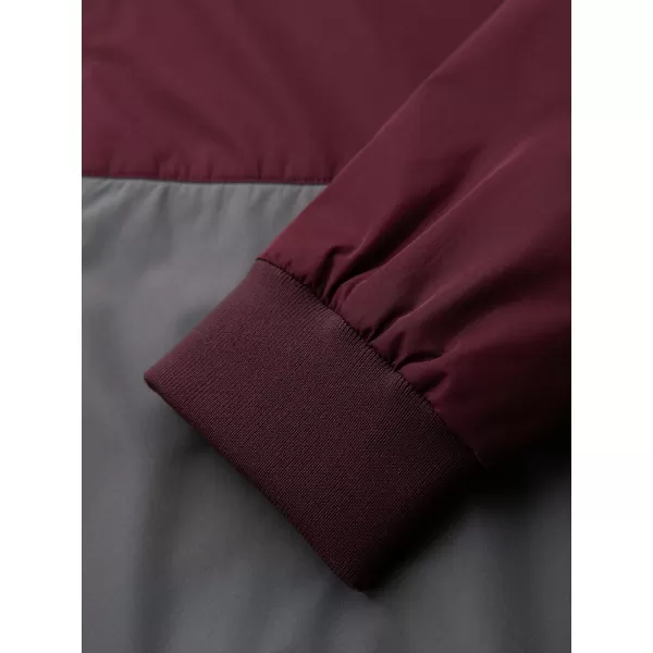  Pánská bunda OMBRE C584 BURGUNDY AND GREY 