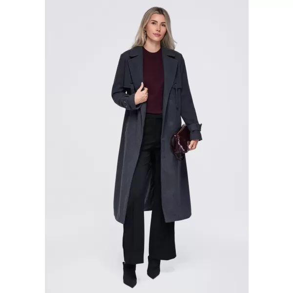  Dámský kabát OMBRE OW-CT-E0005 DARK GREY 
