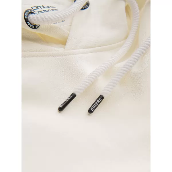  Pánská mikina OMBRE OM-SSBN-0270 CREAM 