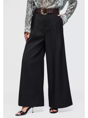 Dámské kalhoty OMBRE OW-PA-E0019 BLACK