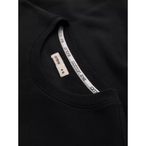  Pánská mikina OMBRE OM-SSBN-0271 BLACK 