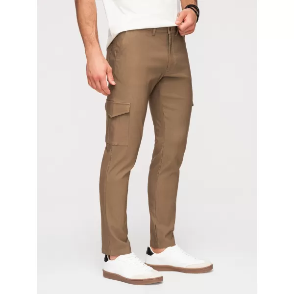  Pánské kalhoty OMBRE P1515 OLIVE 