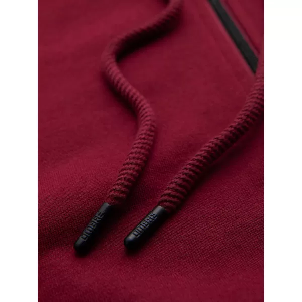  Pánská mikina OMBRE OM-SSZP-0256 RED 