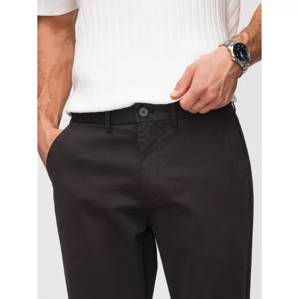  Pánské kalhoty OMBRE OM-PACP-0293 BLACK 