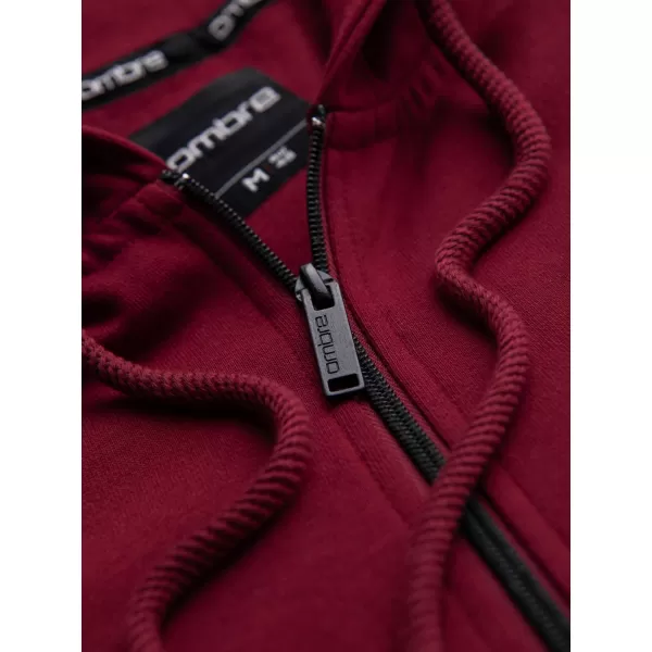 Pánská mikina OMBRE OM-SSZP-0256 RED 