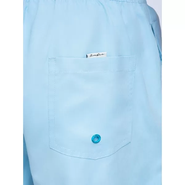  Pánské kraťasy OMBRE OM-SRSS-0216 LIGHT BLUE 